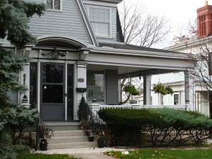 Grey House Porch
