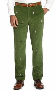 Brooks Brothers 8 Wale Cords Kelly Green