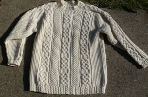 Irhish Fishermans Sweater