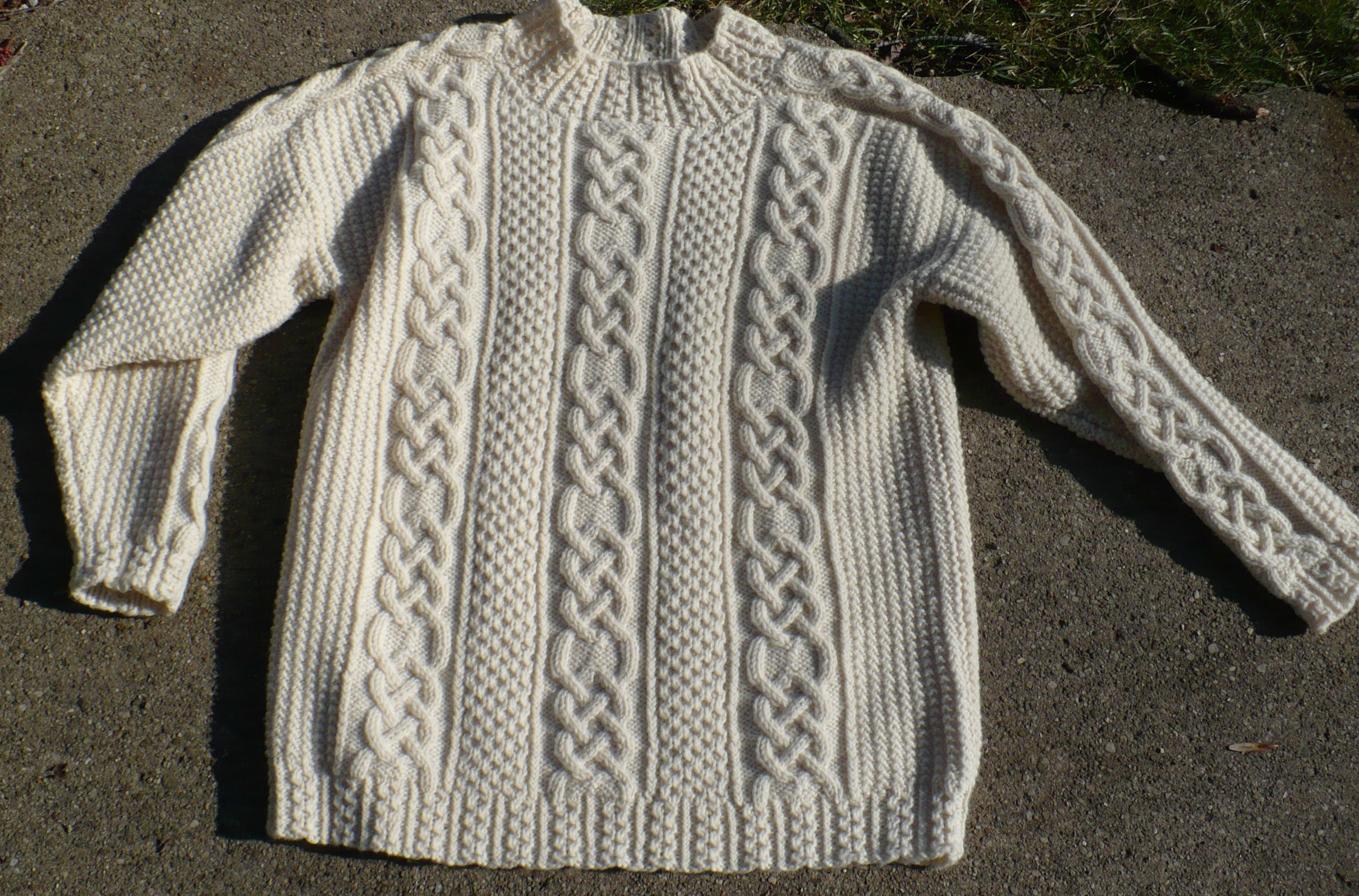 Handmade Irish Fisherman's Sweater
