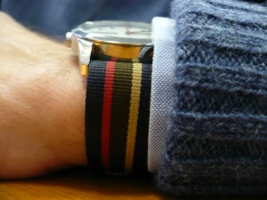Shetland Sweater and Watchband