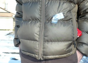 patagonia  jacket with rip