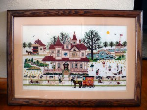 embroidered picture