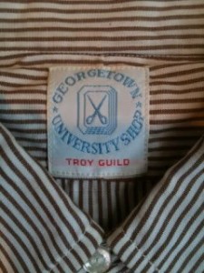 Troy Guild Georgetown University Shop Label