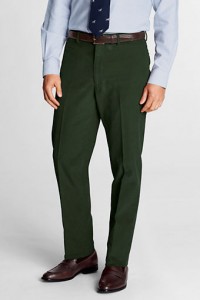 Lands' End18-Wale Corduroy trousers Evergreen Forest