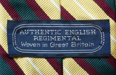 Authentic English Regimental
