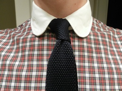 Club Collar Knit Tie