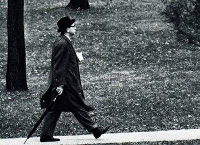 Professor Walking to class 1967