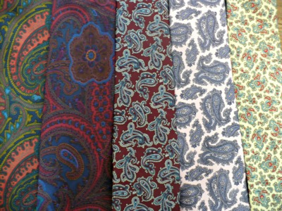 Tie Collection Paisley Close-up
