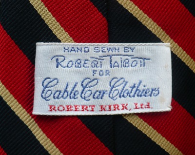 Robert Talbott For Cable Car Clothiers