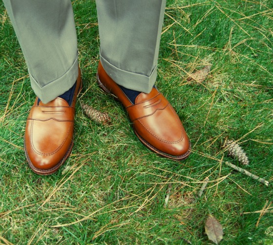 Poplins with AE loafers