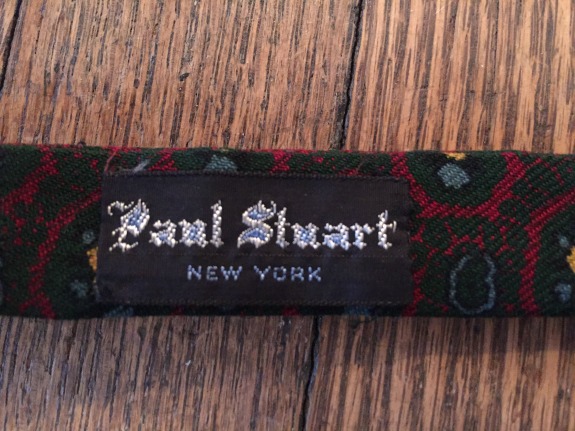 Paul Stuart Label on Bow Tie 
