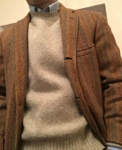 Tweed Sport Coat and Shetland Sweater