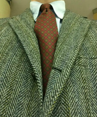 Tweed and Foulard Tie
