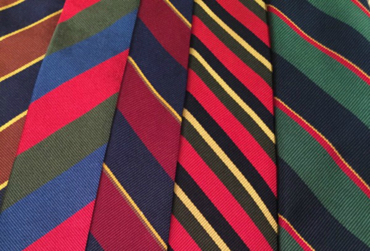 Striped Shirt & Striped Tie
