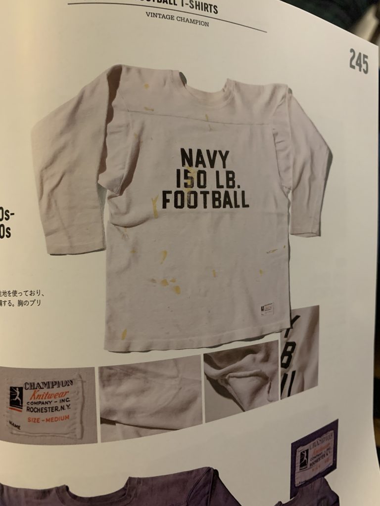Vintage Champion Navy Football Shirt